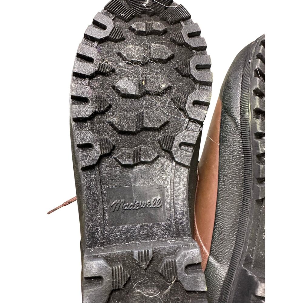 Madewell The Lace Up Lugsole Rain Boot Style MA442 - Picture 5 of 10